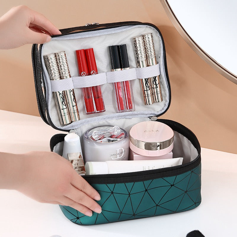 Double Transparent Cosmetic Bag - Assorted