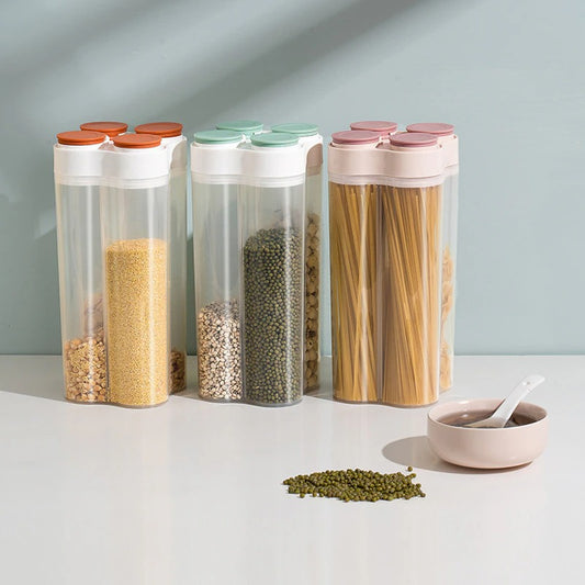 4 Section Food Storage Jar