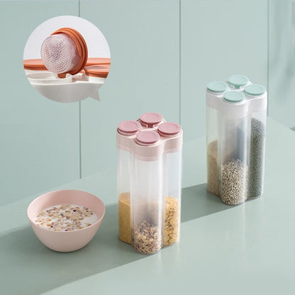 4 Section Food Storage Jar