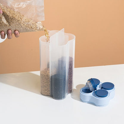 4 Section Food Storage Jar