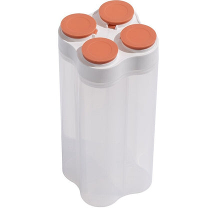 4 Section Food Storage Jar