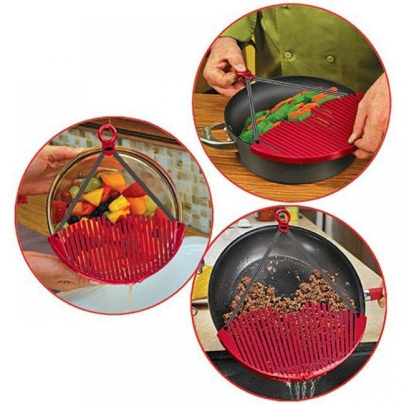 Adjustable Pot Pan Bowl Strainer