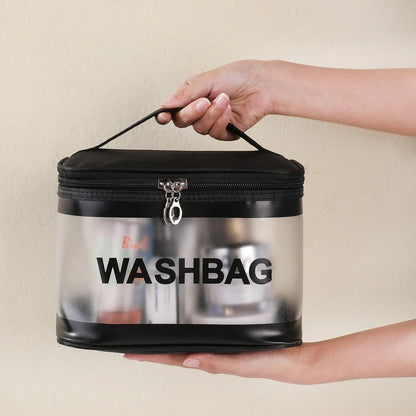 Transparent PVC Large-capacity Waterproof Cosmetic Bag