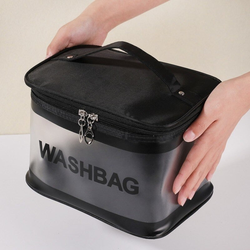 Transparent PVC Large-capacity Waterproof Cosmetic Bag