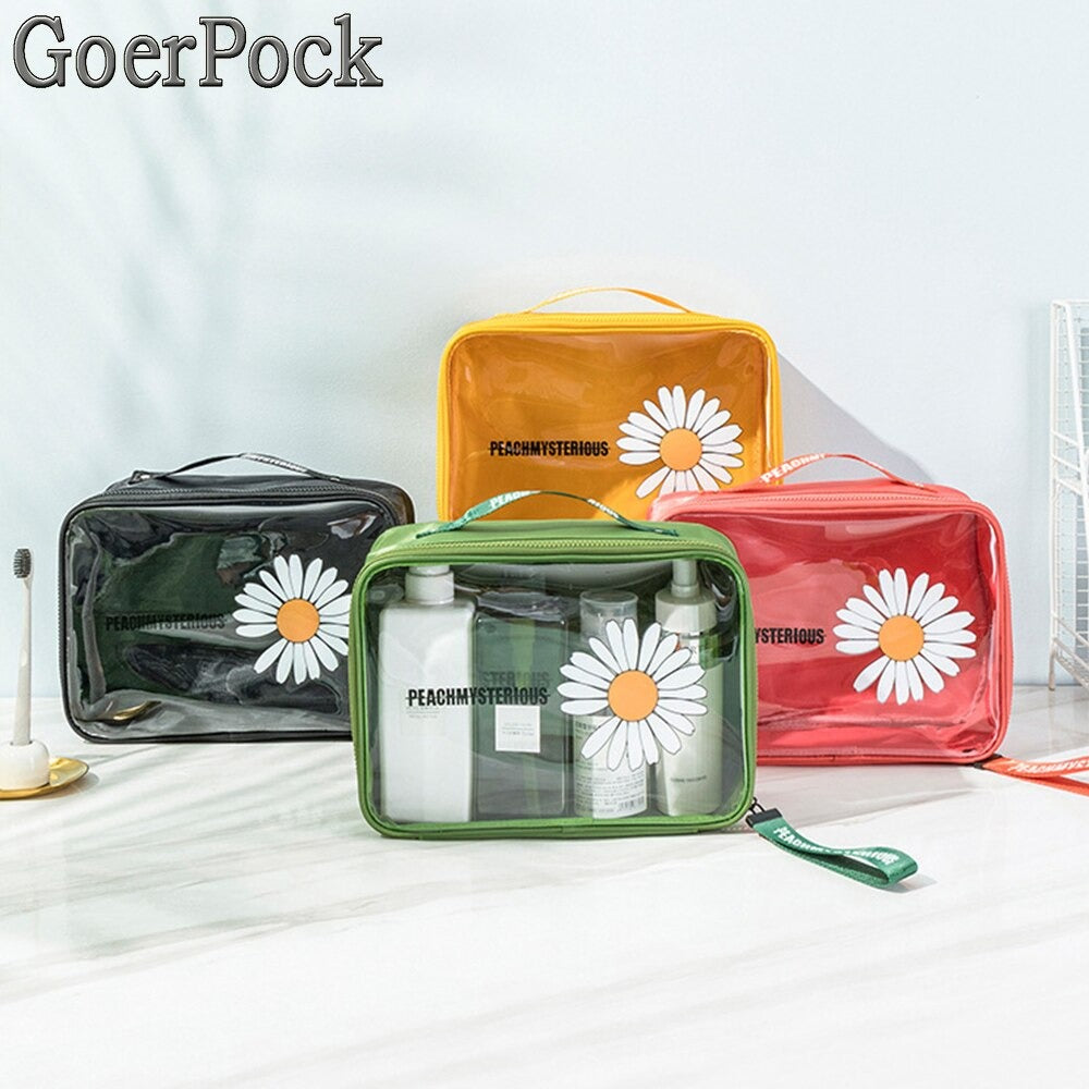 Travel Transparent PVC Cosmetic Bags