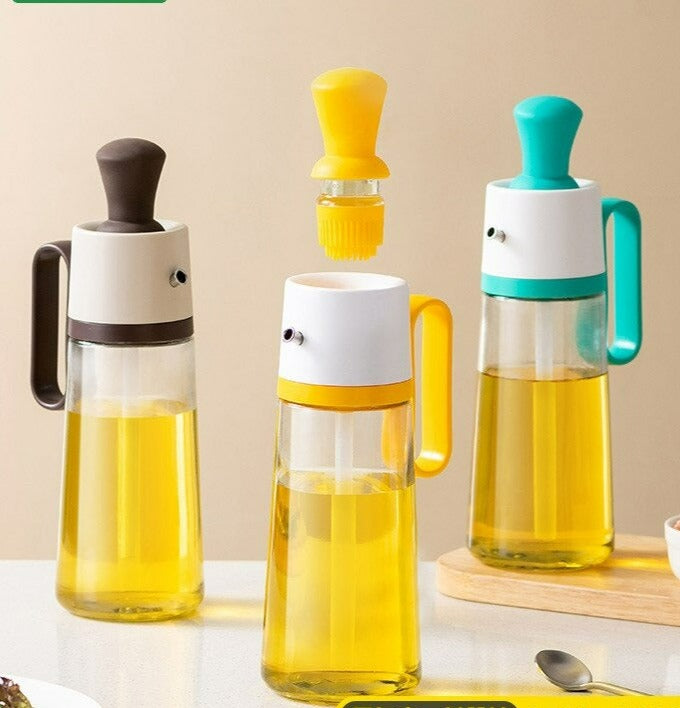 Brush N Pour - Oil Dispenser with Brush for Perfect Dressing