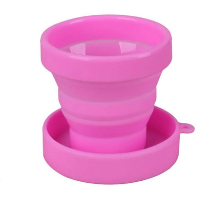 Silicone Collapsible Travel Cups Set of 4 Multicolor