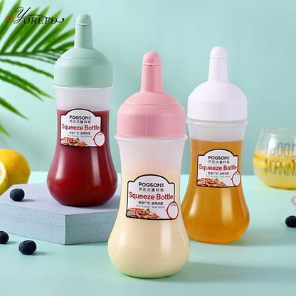 Food Grade Plastic Condiment Bottle Sauce