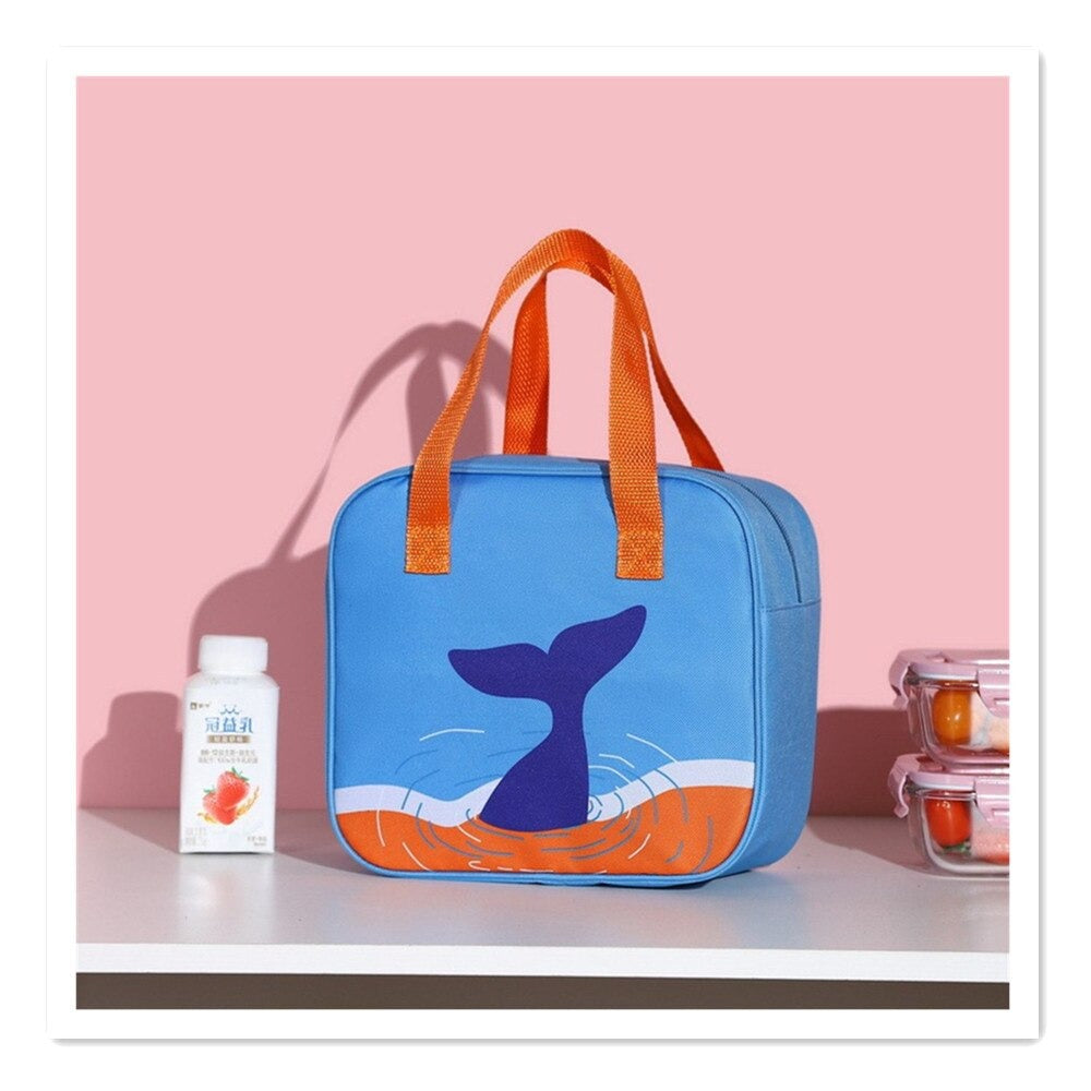 Cute Cartoon Printed Insulated Lunch Bag