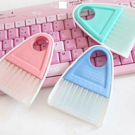 Plastic Mini Broom Dustpan Keyboard Brush - ASSORTED