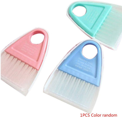 Plastic Mini Broom Dustpan Keyboard Brush - ASSORTED