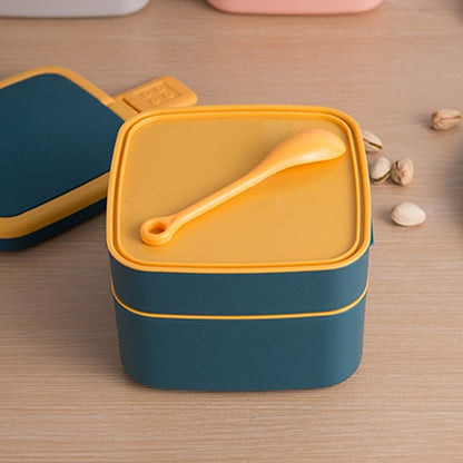 Portable 2 Layer Healthy Lunch Box