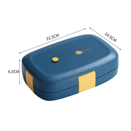 Portable Bento Box Removable High Capacity 4 Button