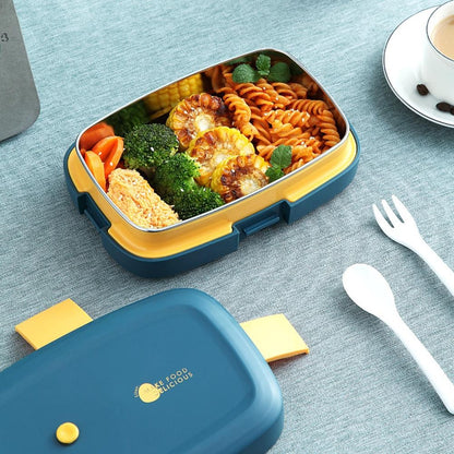 Portable Bento Box Removable High Capacity 4 Button