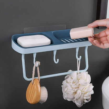 Toilet Shelf Double Soap Box