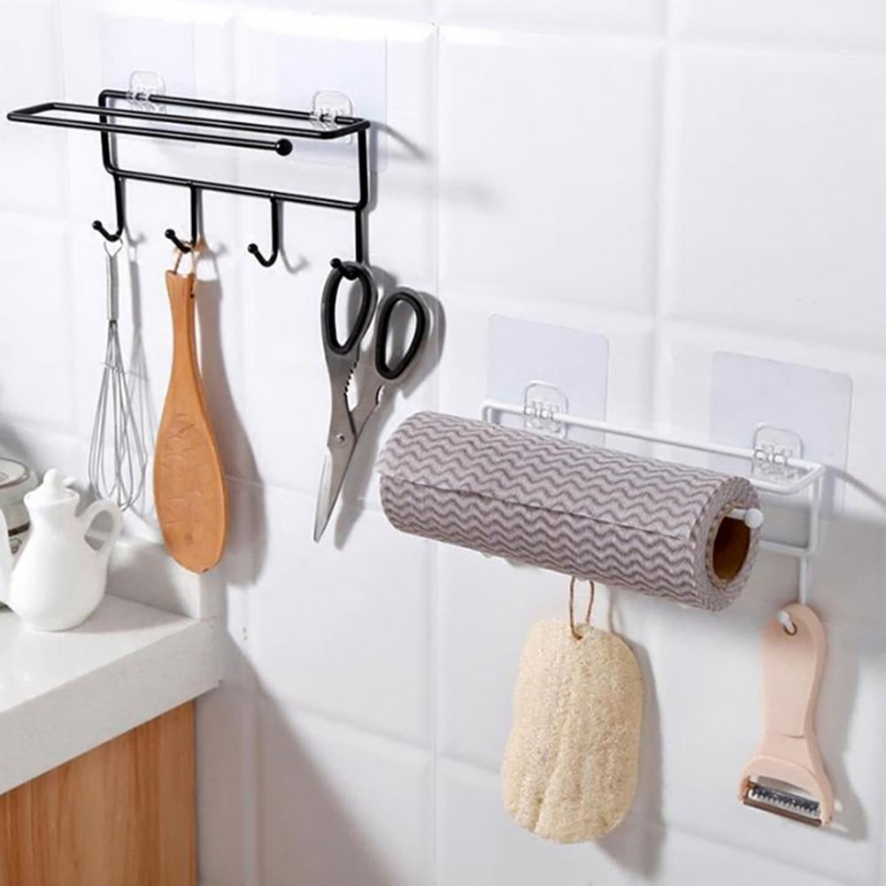 Paper Towel Holder with Hooks