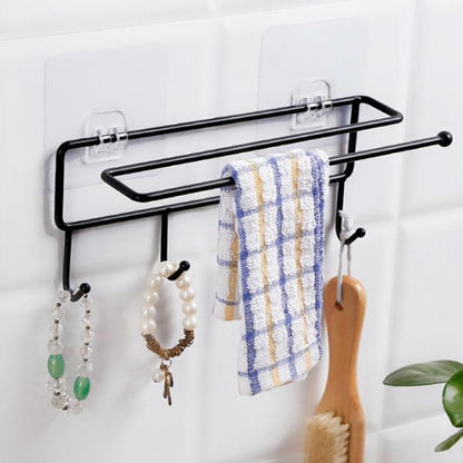 Paper Towel Holder with Hooks