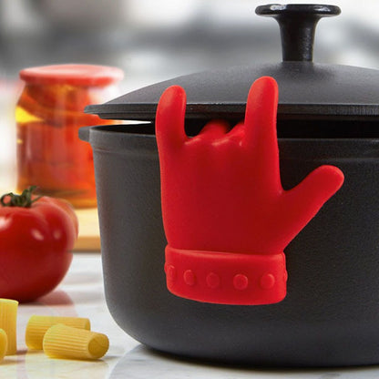 Finger-Shaped Pot Cover Holder