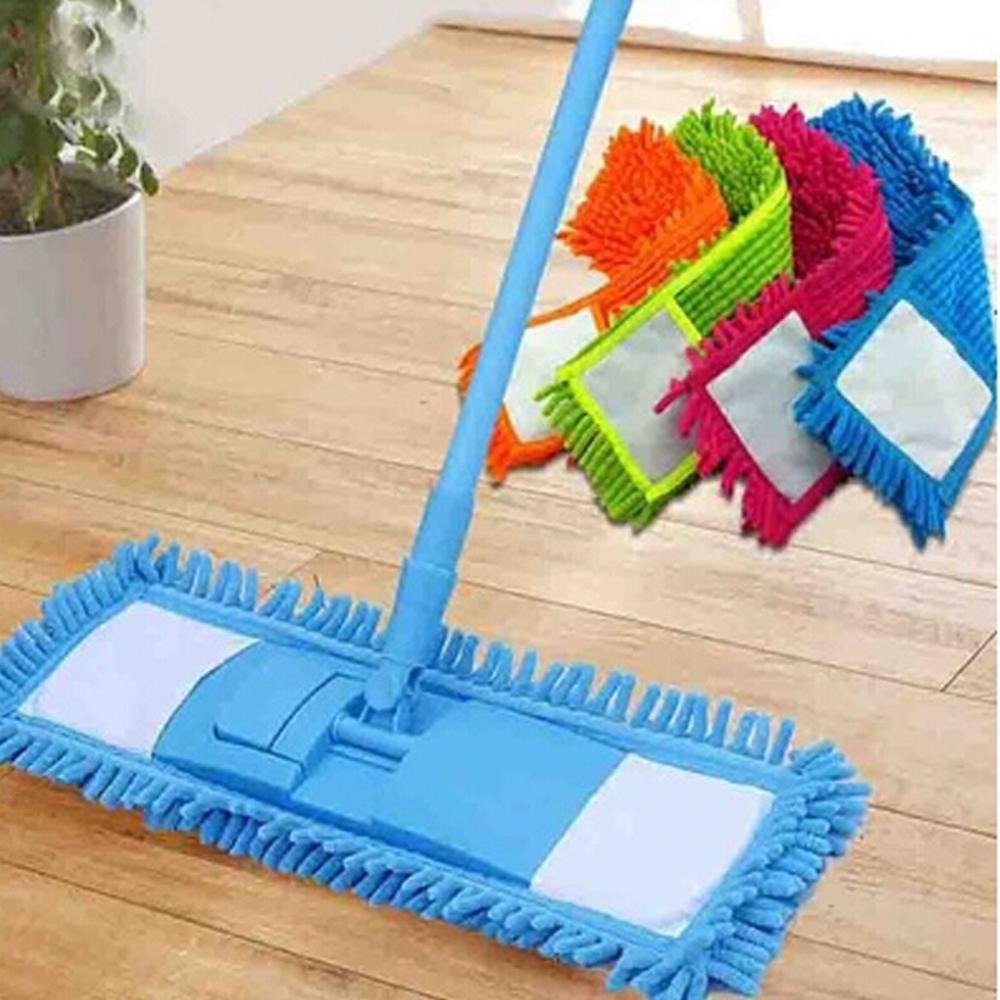 Microfiber Floor Cleaning Mop with Steel Rod - 1pcs