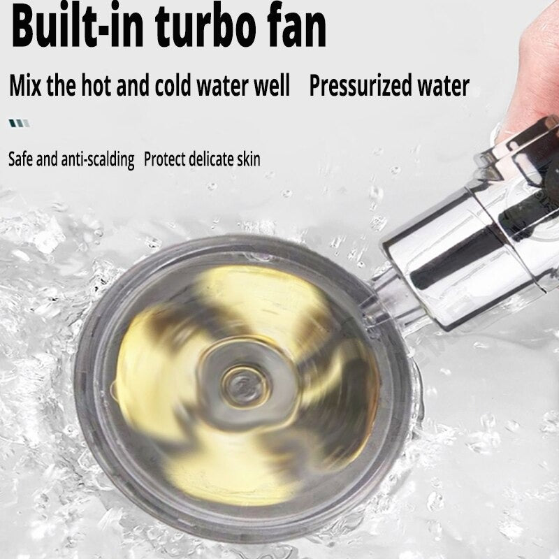 Rainfall Turbo Fan Shower