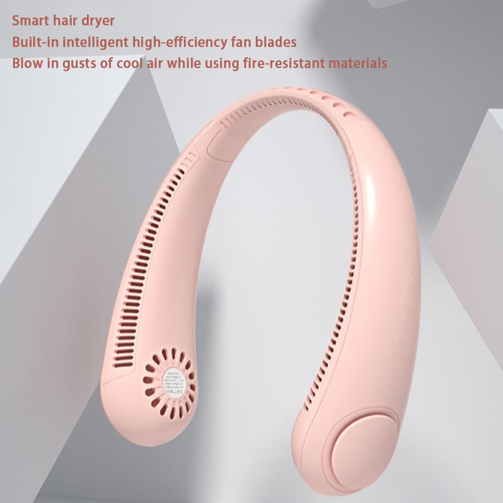 CoolBreeze Neckband Air Fan - Rechargeable Bladeless Cooling Technology