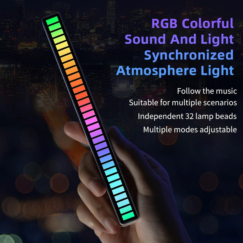 RGB LED Sound Control Rhythm Lights