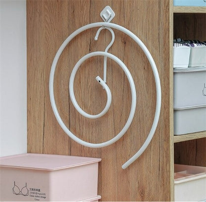 Rotating Cloths Rack Round Spiral Rotary Hanger