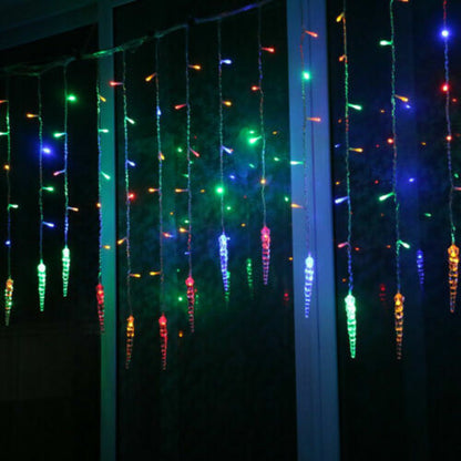 Christmas Garland LED Curtain Icicle String Lights