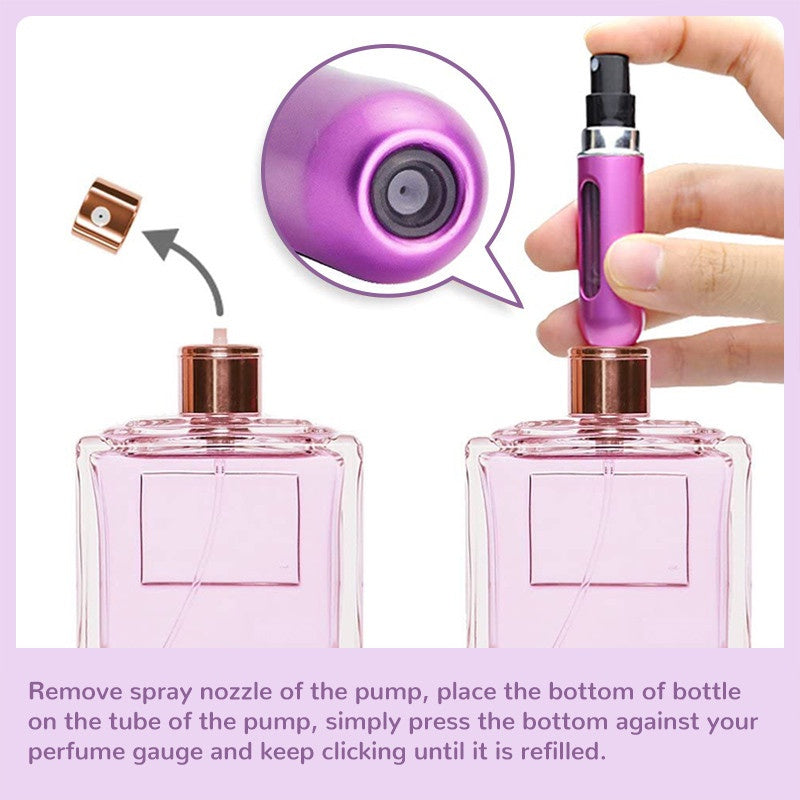 5ml Refillable Perfume Spray Bottle - Set of 2 pcs