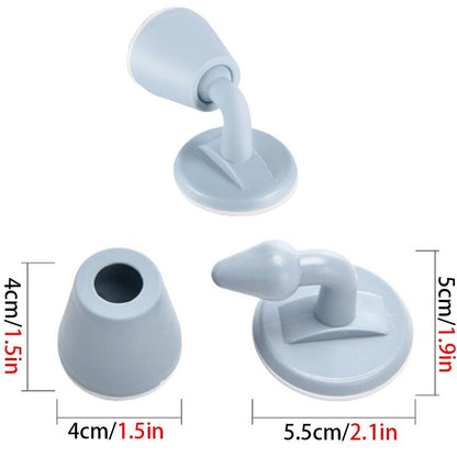 Anti-skid Silicone Door Stopper -Set of 2