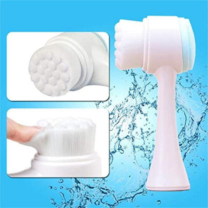 Silicone Face Cleansing Brush Double Sided Facial Cleanser