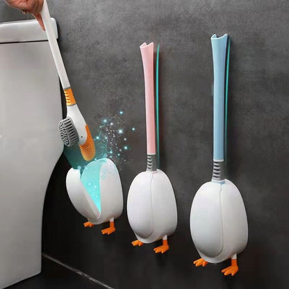 Silicone Toilet Brush With Holder