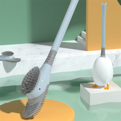 Silicone Toilet Brush With Holder