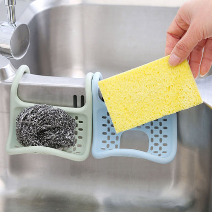 Sink Shelf Soap Sponge Drain Rack