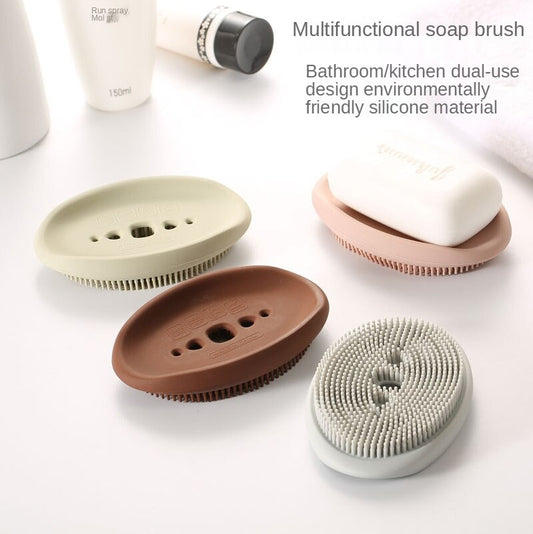 Soap Dish & Scrubber