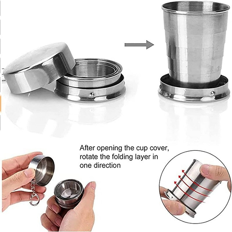 Stainless Steel Folding Cup