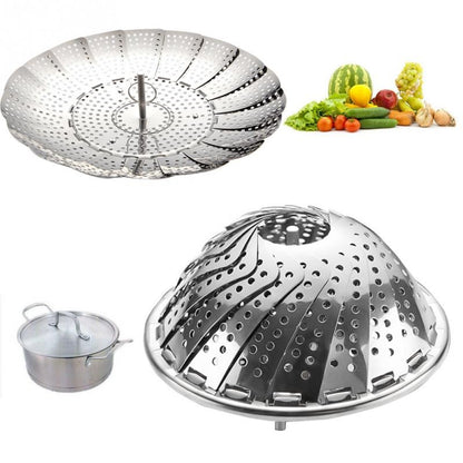 Food Steamer Foldable Dish