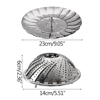 Food Steamer Foldable Dish