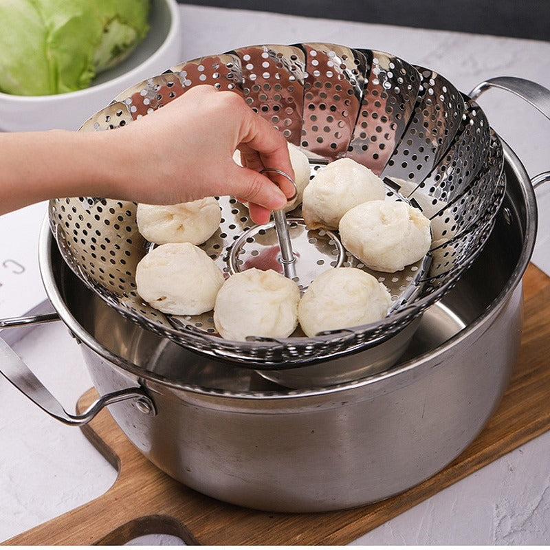 Food Steamer Foldable Dish