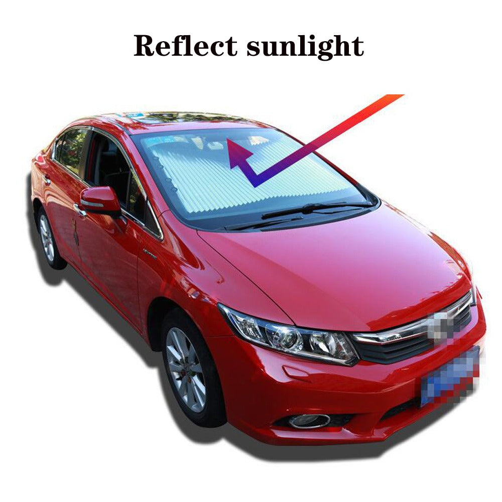 Car Windshield Retractable Sun Shade