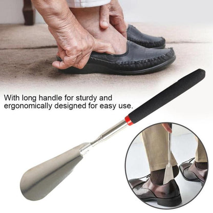 Telescopic Steel Long Handle Flexible Shoe Lifter