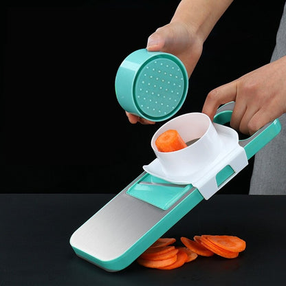 6-in-1 Manual Vegetable Chopper Slicer Cutter