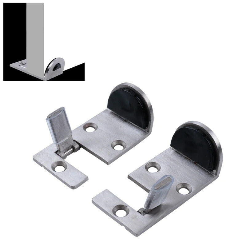 Thickened stainless steel door stop Hidden Door Holders - Set of 2 pcs