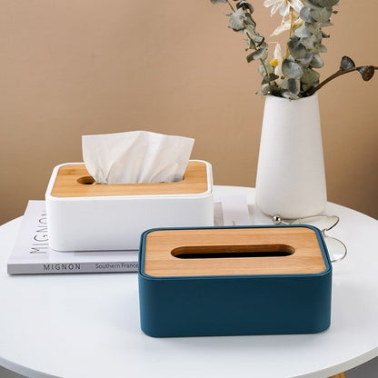 Wooden Tissue Box