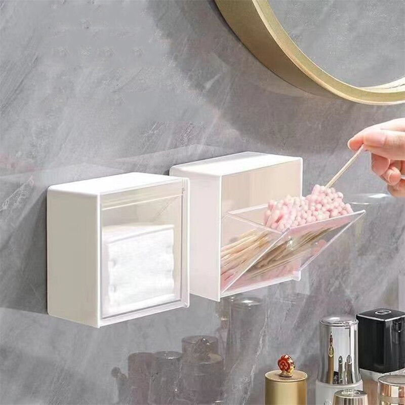 Transparent Wall Shelf Bathroom Organizer - Sold individually