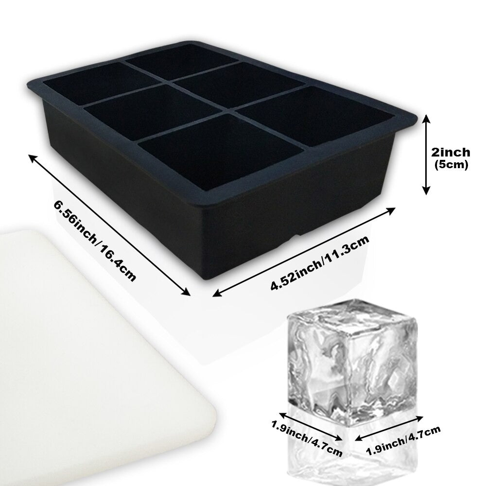 6 Grid Large Ice Tray Mold