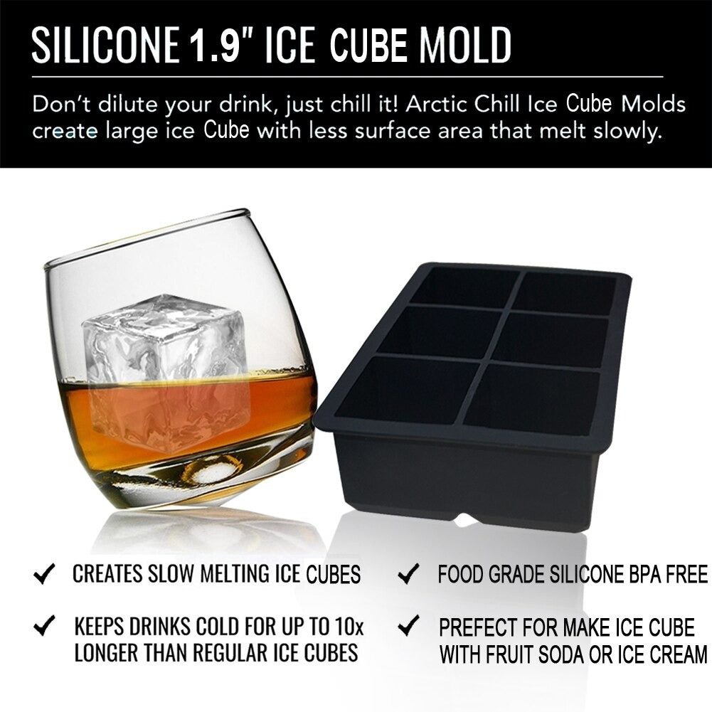 6 Grid Large Ice Tray Mold