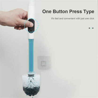 Wall Mounted Liquid Spray Toilet Brush