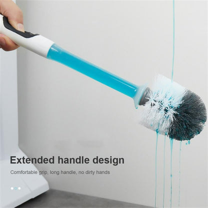 Wall Mounted Liquid Spray Toilet Brush