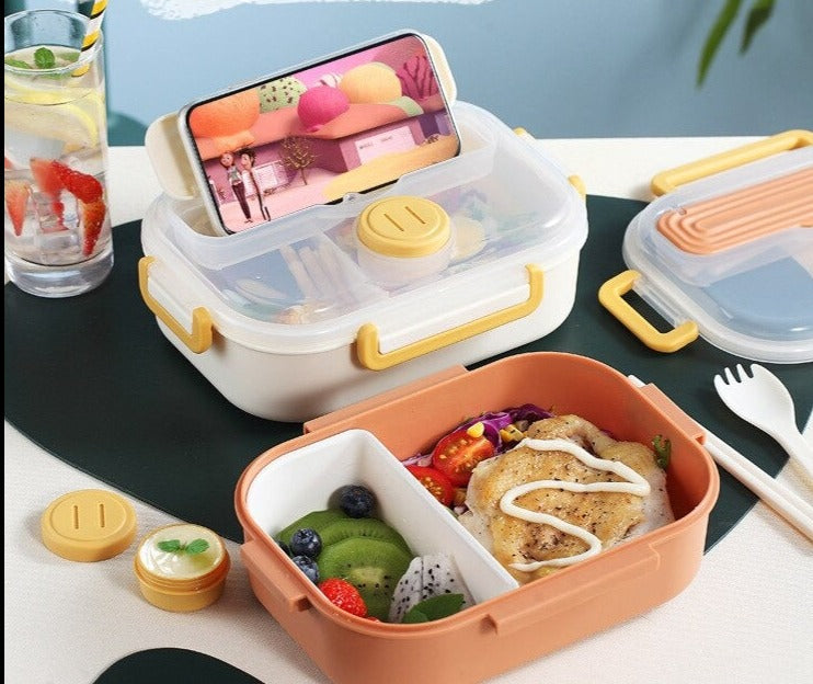 Mobile Phone Holder Children Lunch Box